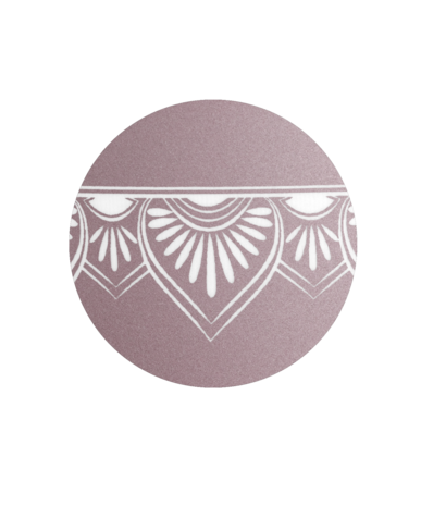 Biologisch afbreekbare urn roze mandala decoratie