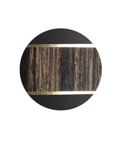 Biologisch afbreekbare urn zwart zebrano hout decoratie