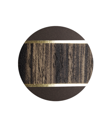 Biologisch afbreekbare urn donkerbruin zebra hout decoratie