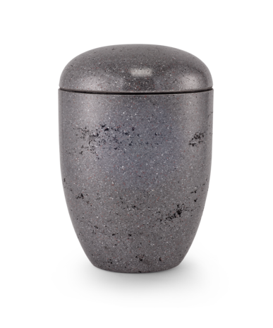 Biologisch afbreekbare urn grijs steenlook